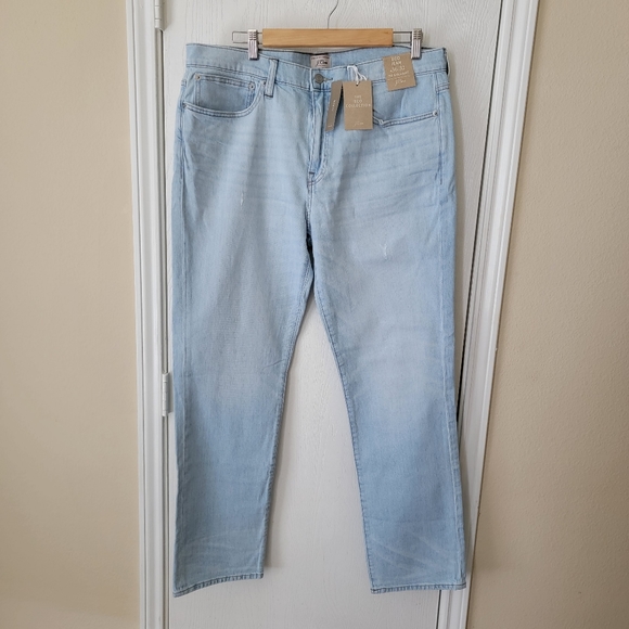 J. Crew Straight Fit Eco Stretch Jeans - Picture 1 of 9